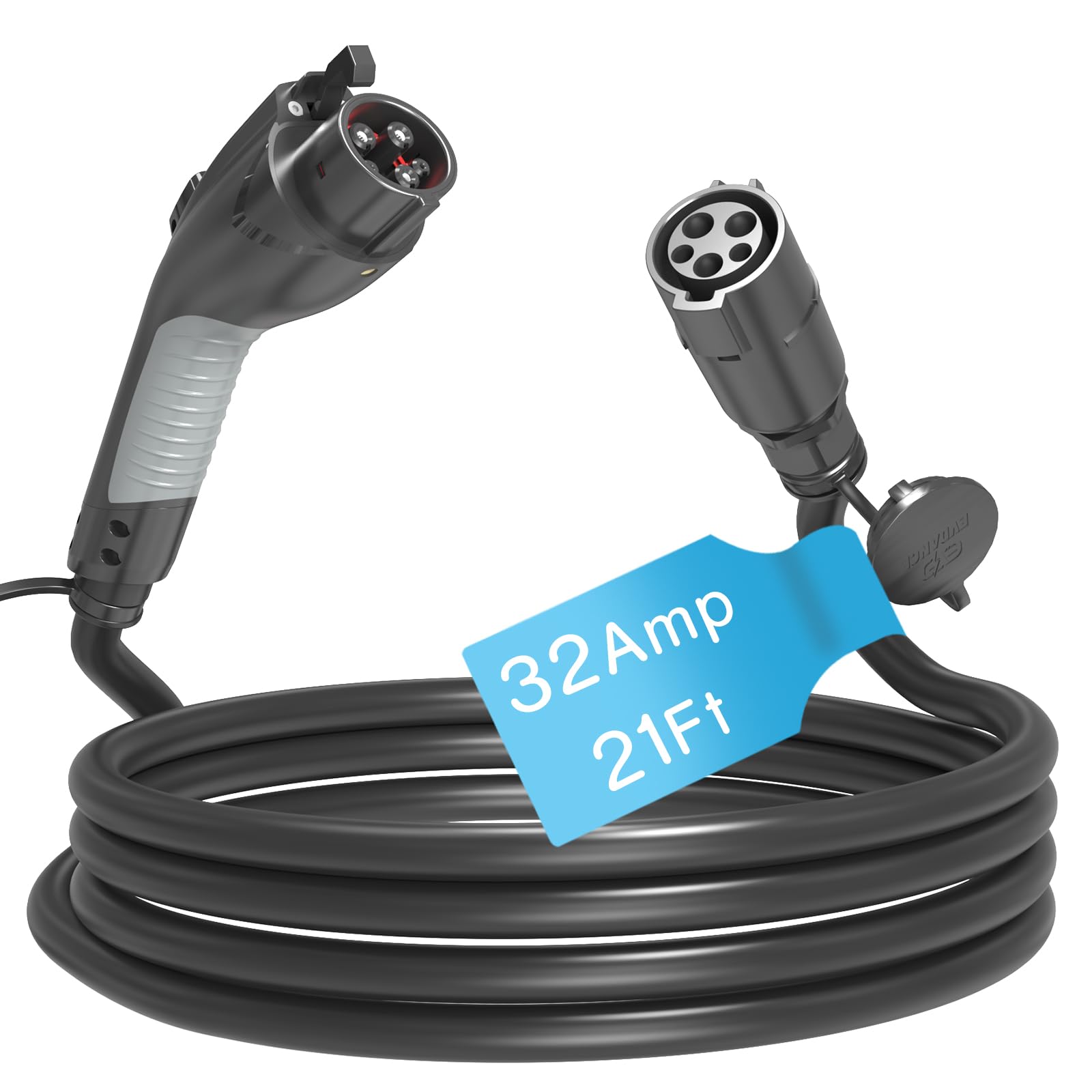 Amazon.co.jp: SEGUMA 32Amp 21フィート J1772 EV延長ケーブル 110V